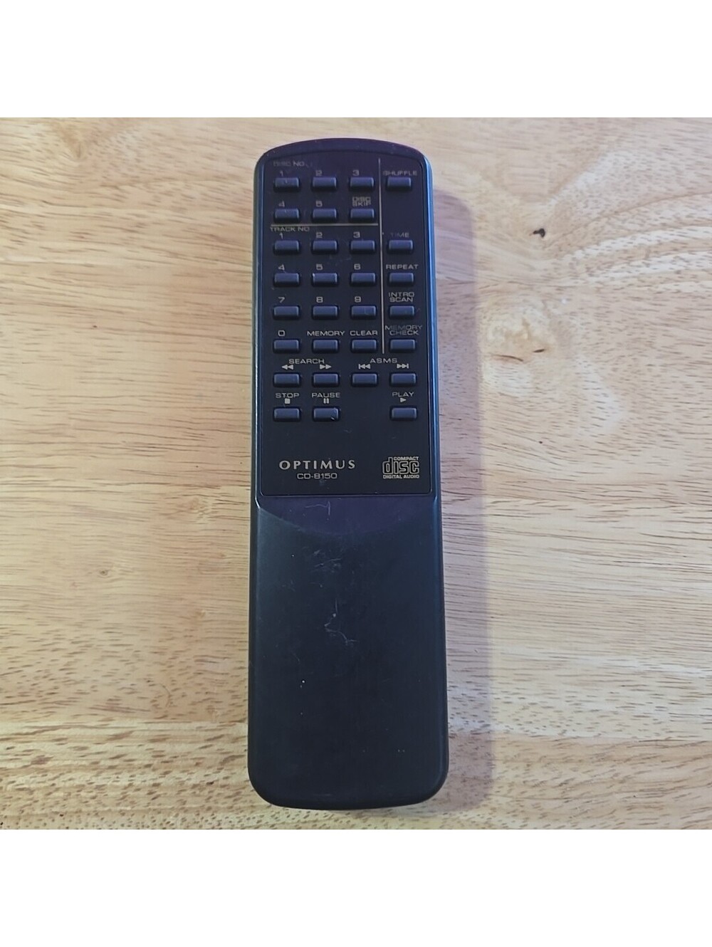 Genuine OEM Optimus CD-8150 Remote Control No Battery Cover
